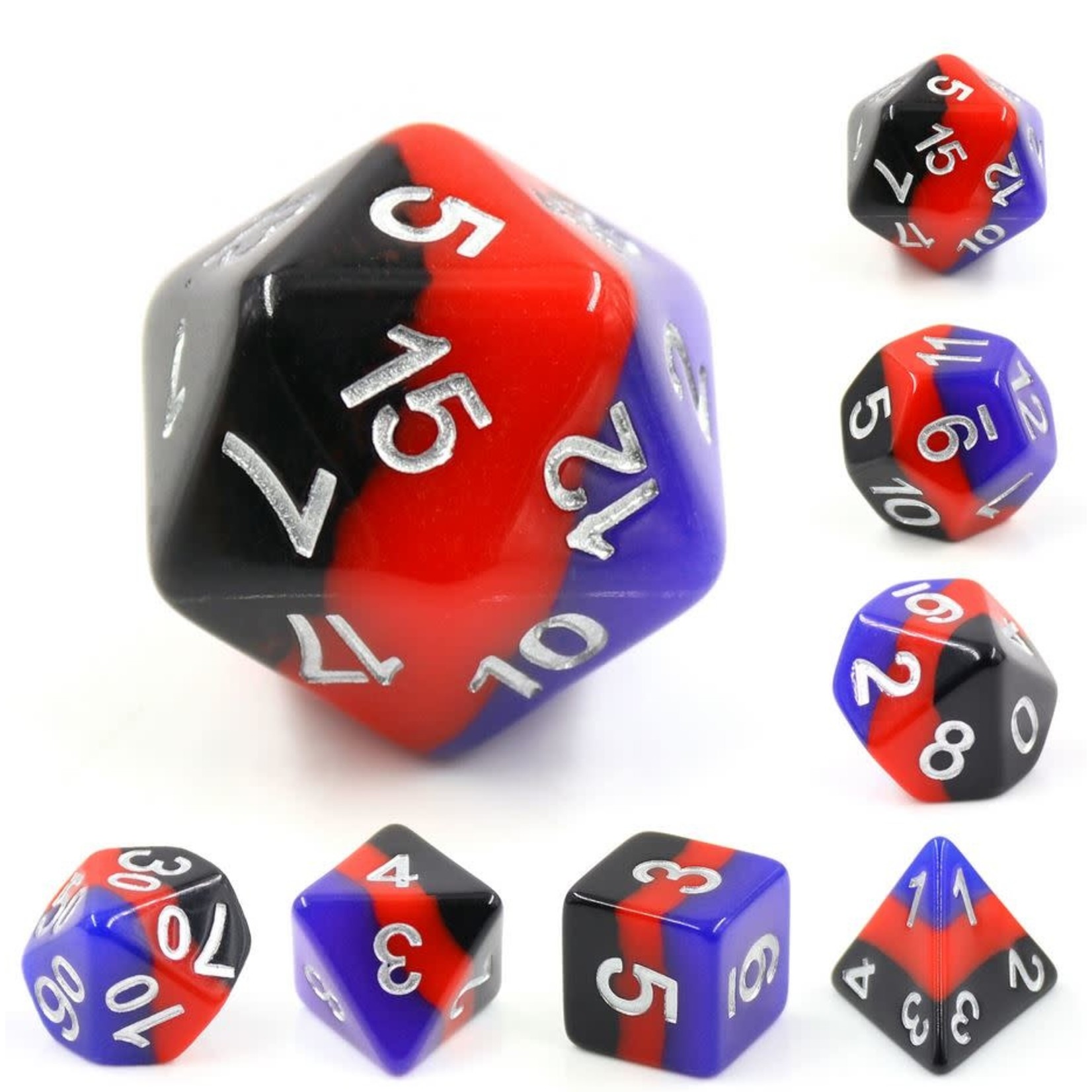 HD Layer Dice: Windsor Castle | 7 Die Resin Polyhedral Set