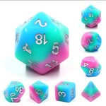 HD Layer Dice: Sakura Matcha | 7 Die Resin Polyhedral Set