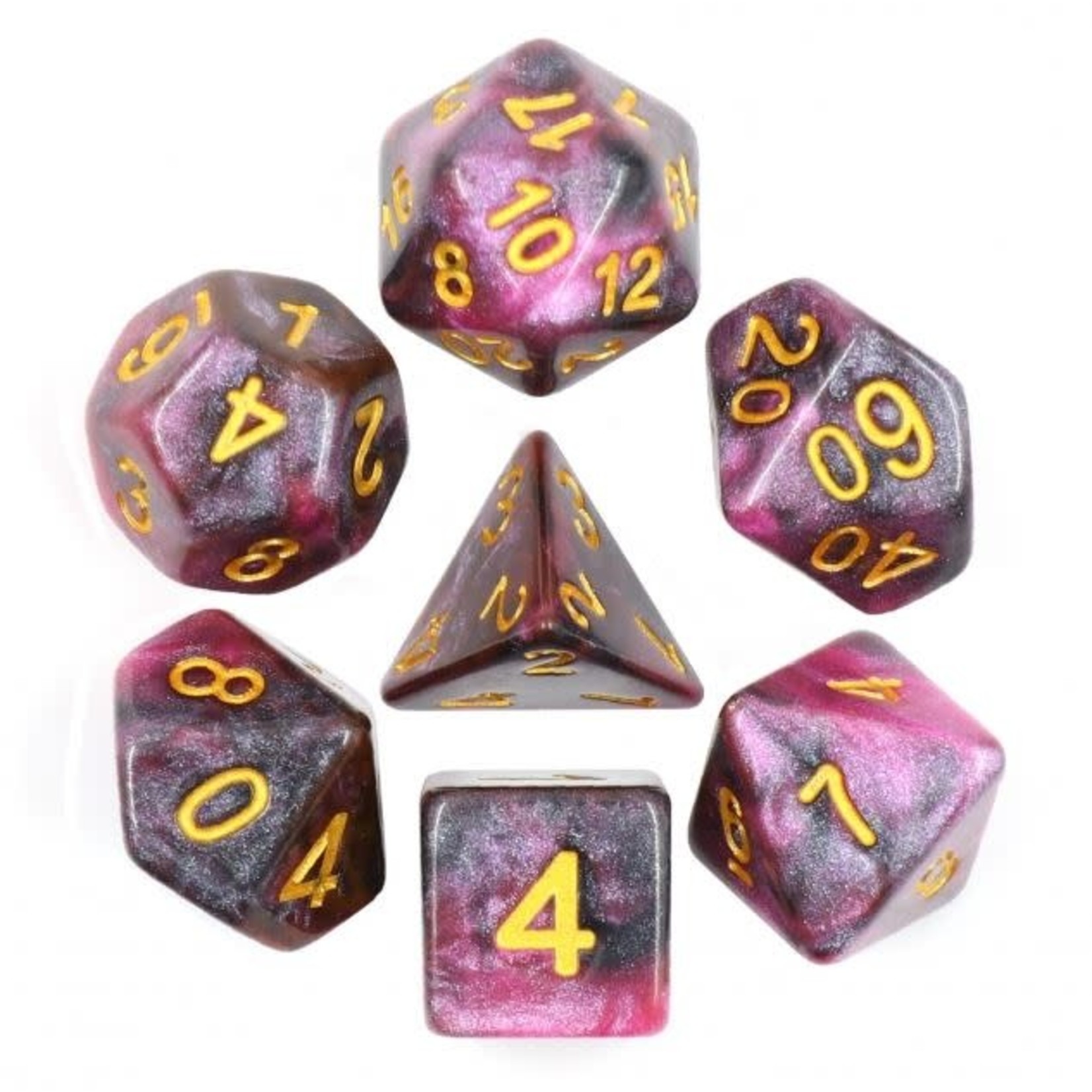 HD Galaxy Dice: Scorpio | 7 Die Resin Polyhedral Set
