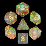 HD Luminous Dice: Tectonic Break | 7 Die Resin Polyhedral Set