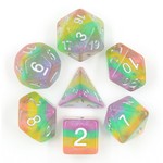 HD Luminous Dice: Chewy Candy | 7 Die Resin Polyhedral Set