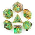 HD Luminous Dice: Evil Spell | 7 Die Resin Polyhedral Set