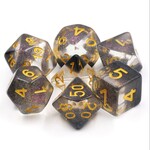 HD Snowglobe Dice: Crystal Ice | 7 Die Resin Polyhedral Set