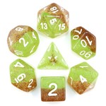 HD Particle Dice: Mustard | 7 Die Resin Polyhedral Set