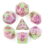 HD Particle Dice: Provence Lavander | 7 Die Resin Polyhedral Set