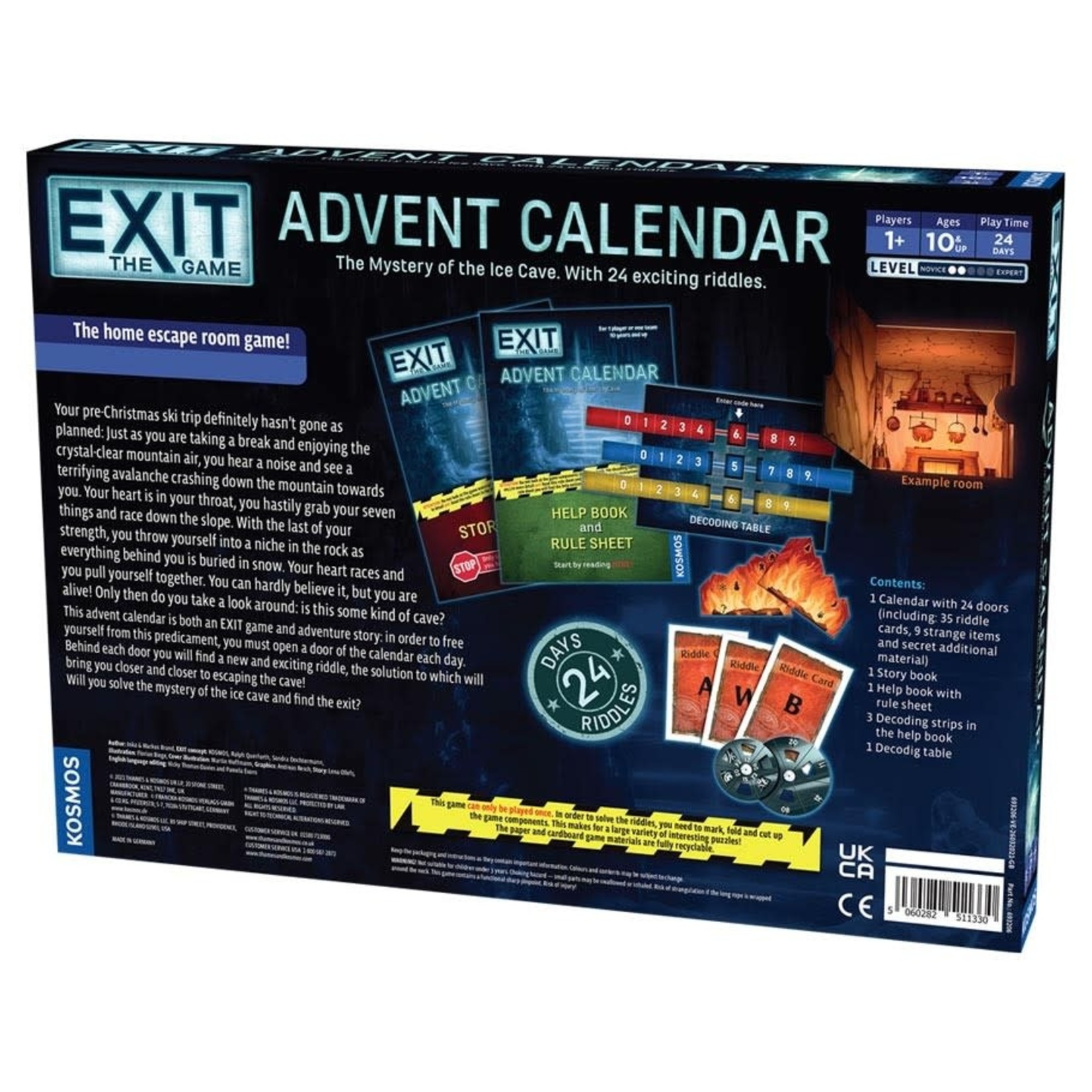 EXIT Advent Calendar: Ice Cave Mystery