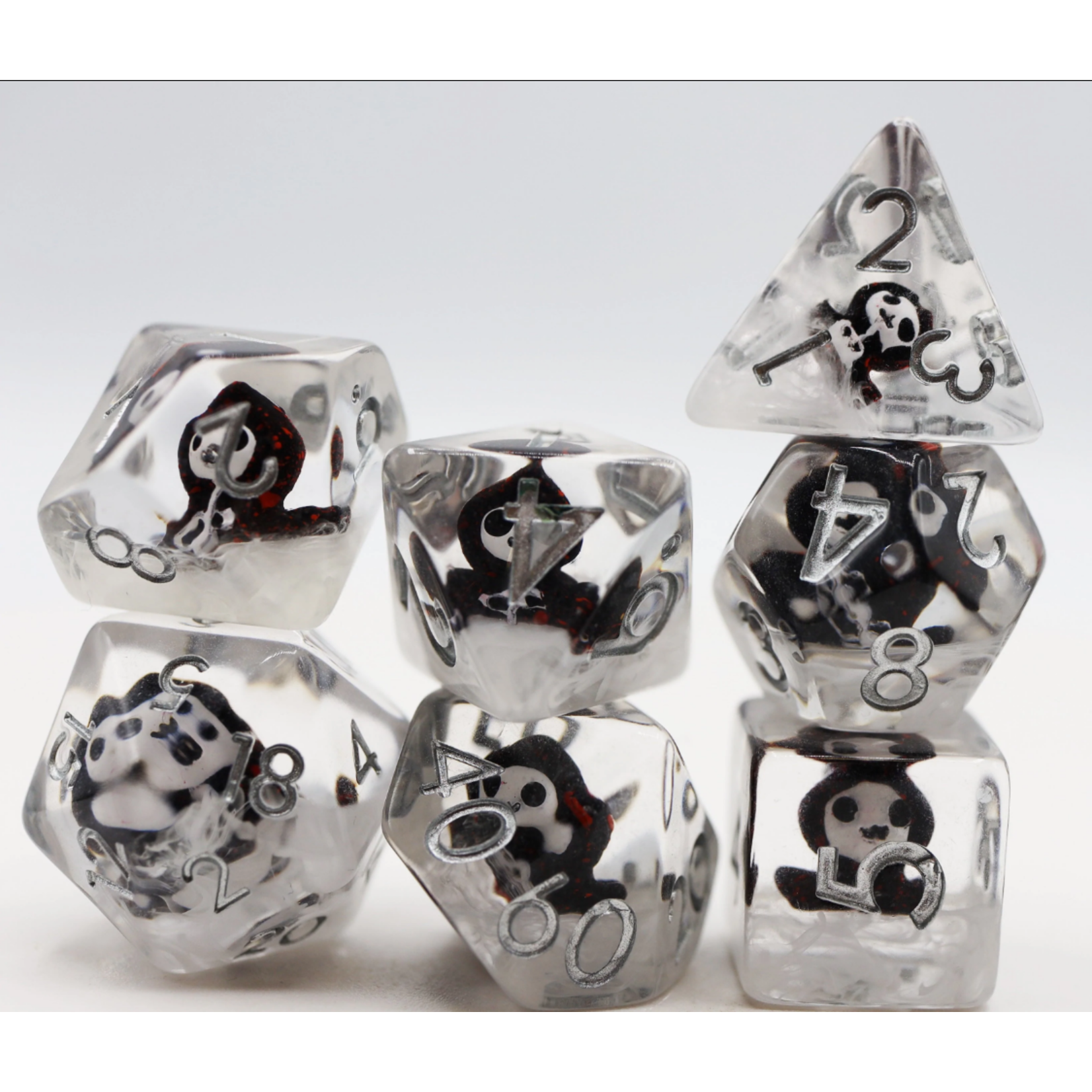 Foam Brain Inclusion Dice: Grim Reaper Dice Set