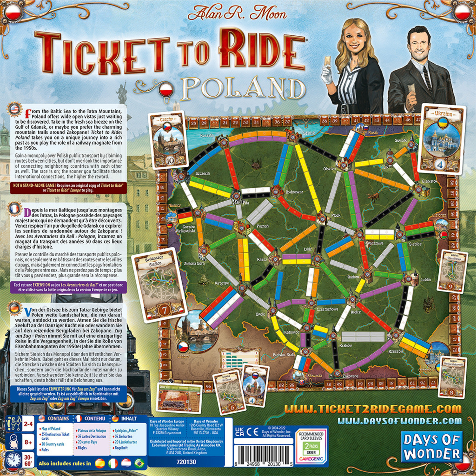 Ticket to Ride Map Collection Volume 6.5 Poland