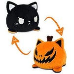 Reversible Cat Plush: Black & Orange
