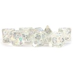 MDG Resin: Rainbow Frost | 16mm 7 Die Polyhedral Set MET 759