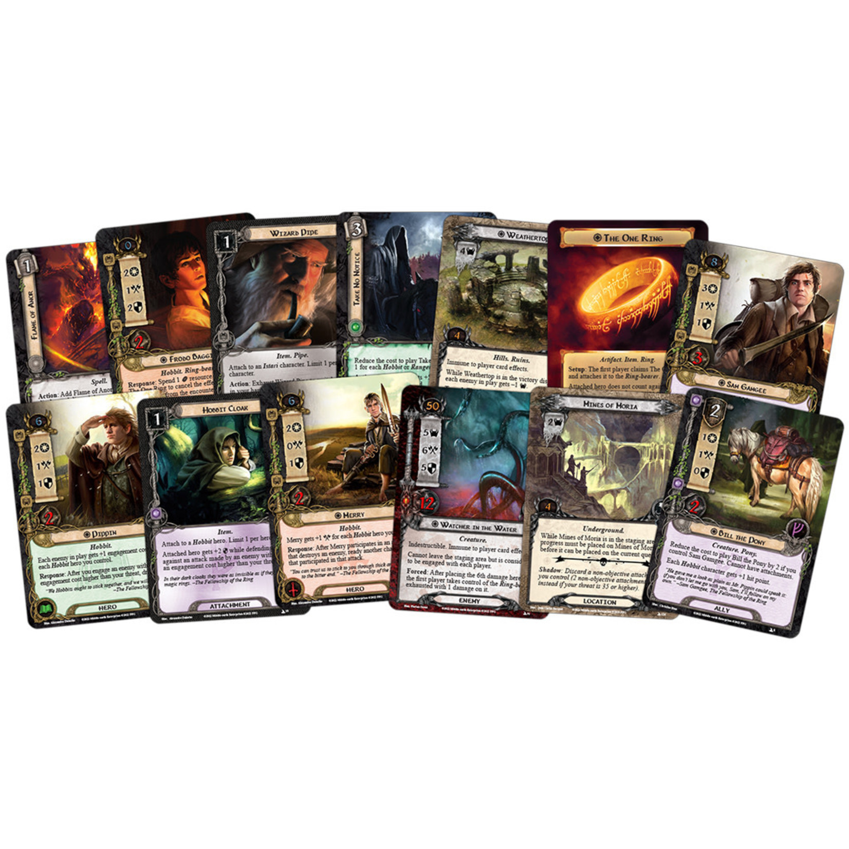 The Lord of the Rings The Card Game LCG: The Fellowship of the Ring Saga Expansion