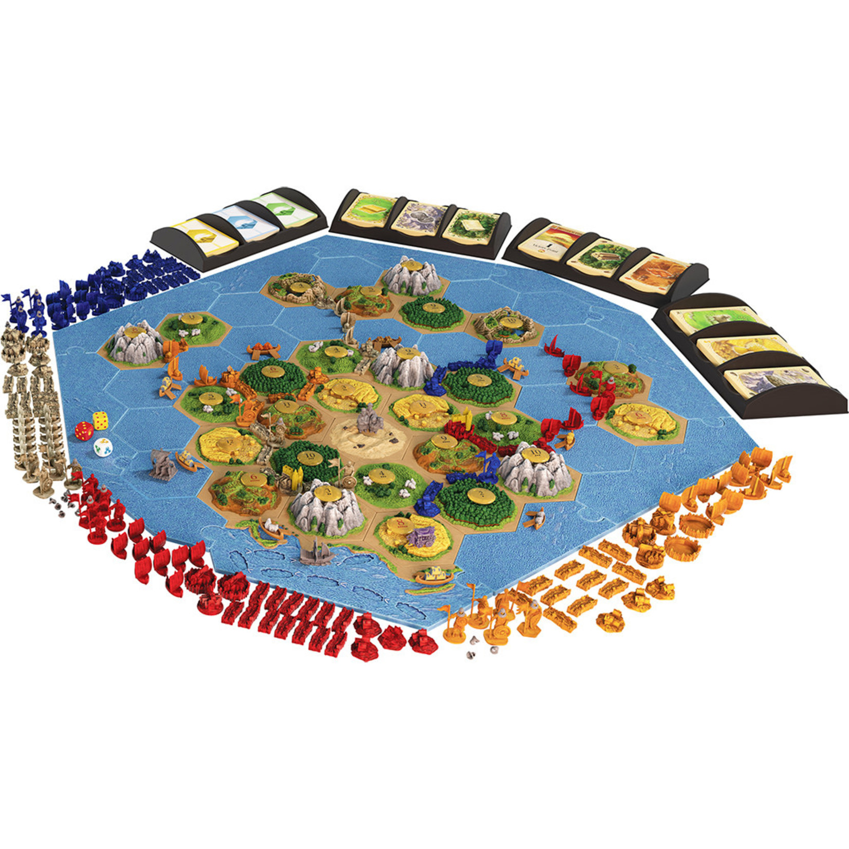 CATAN: 3D Seafarers + Cities & Knights Expansion