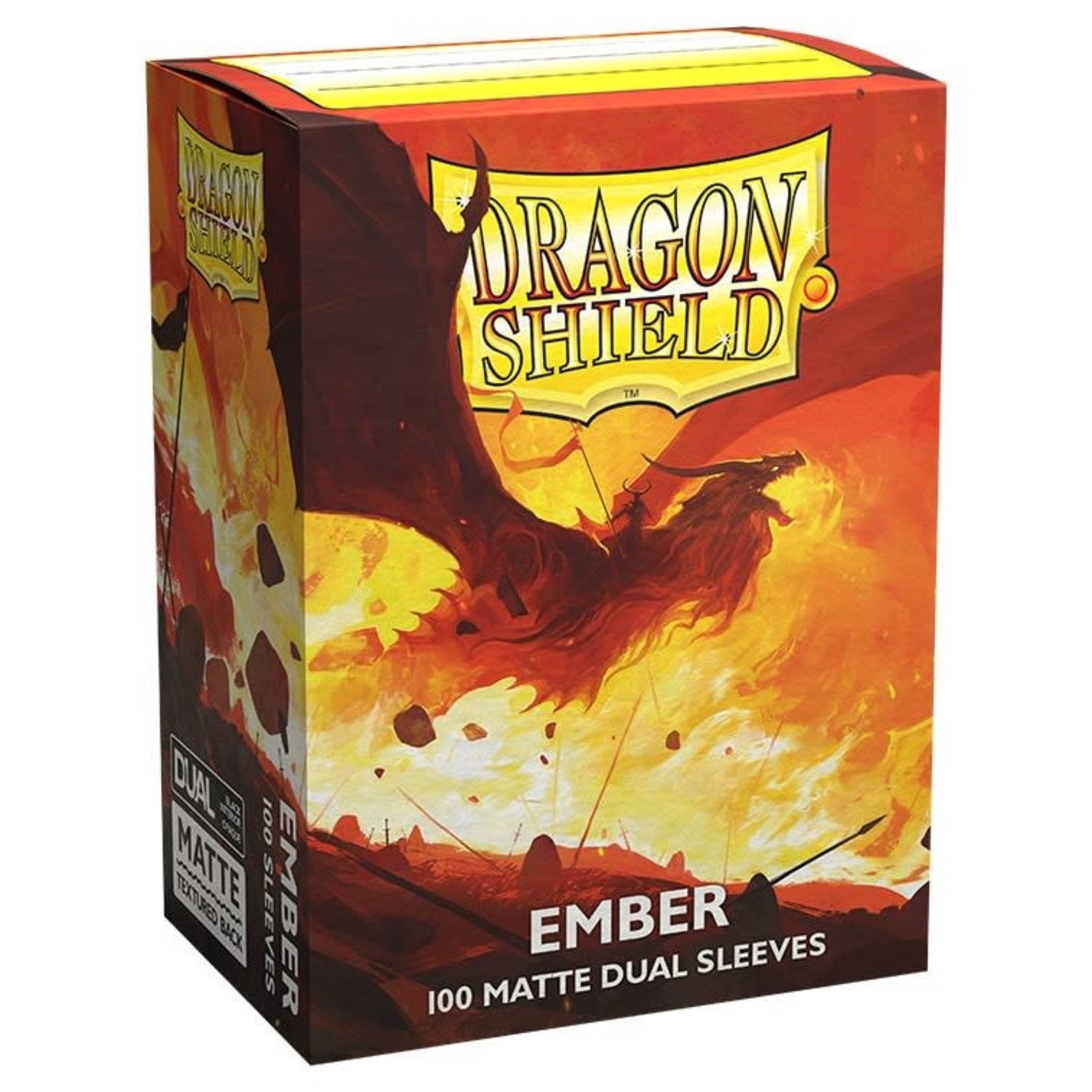 Dragon Shield Sleeves: Standard Dual Matte Ember 'Alaric, Revolution Kindler'   (100)