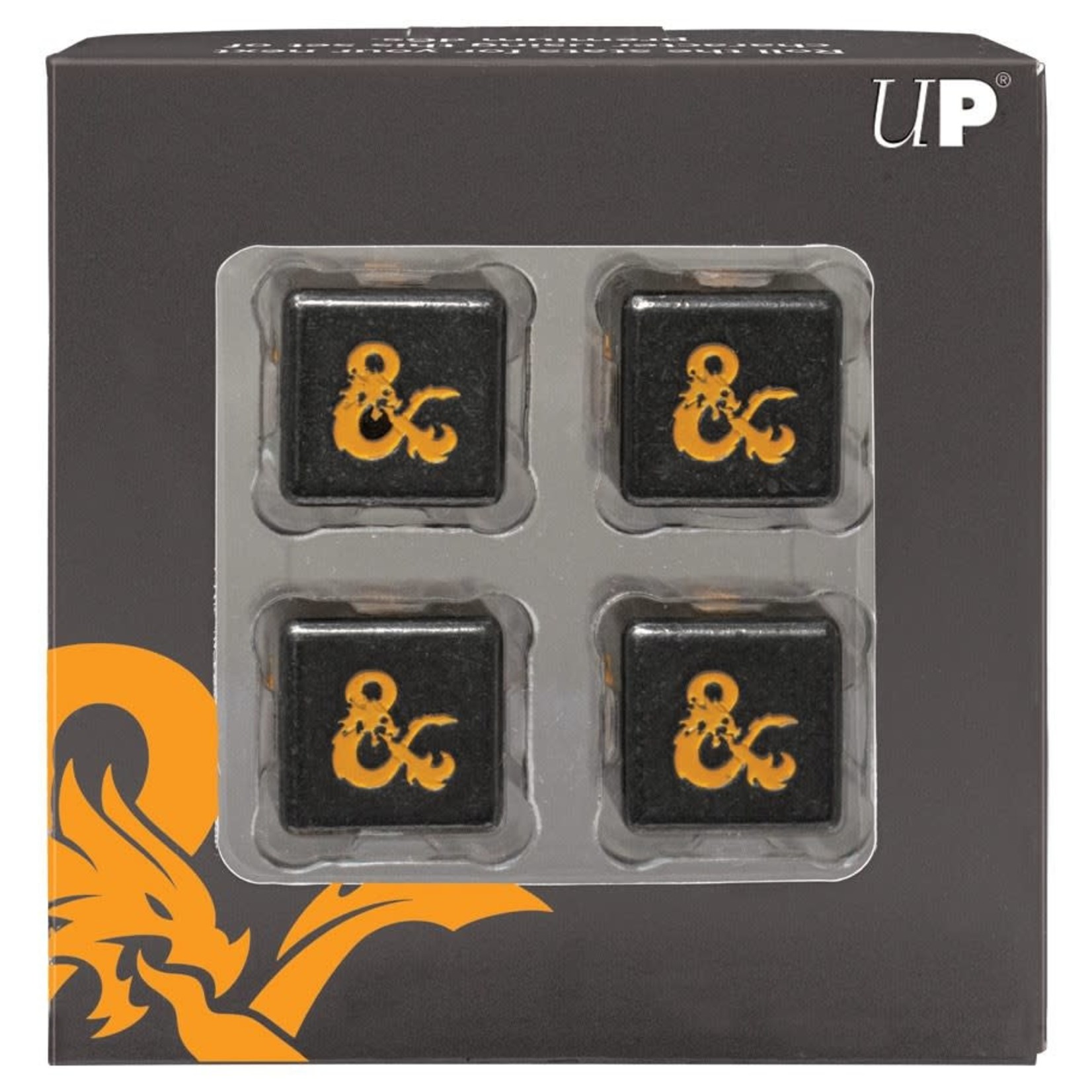 D&D Dice: Heavy Metal Realmspace d6 Dice Set (4)