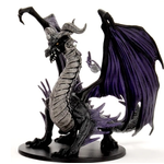 Painted Mini Single: City of Lost Omens #046 Adult Black Dragon