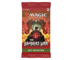 mtg brothers war set booster box Magic: The Gathering The Brothers' - Pack Travel back to the past and take command of powerful artifacts and giant robots Description The Brothers War draftbooster box contains 36 The Brothers War draftboosters Magic: The Gathering 
