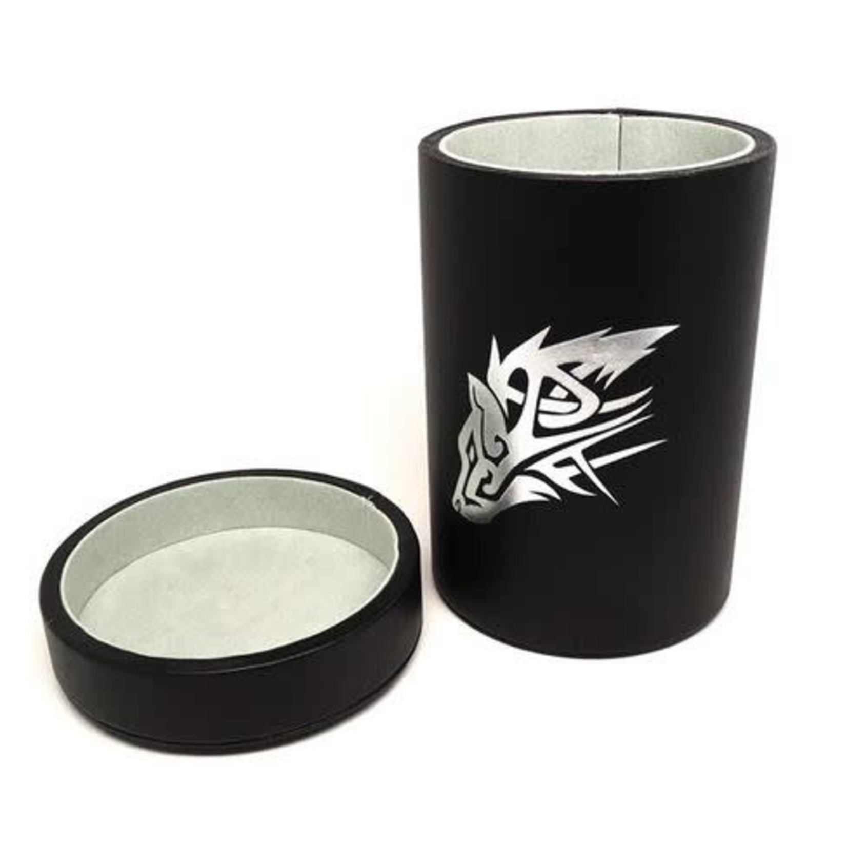 Dice Cup: Over Sized Black - Wolf