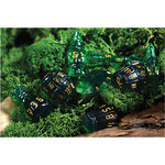PolyHero Dice: Rogue 8 Dice Set Emerald Emissary