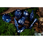 PolyHero Dice: Rogue 8 Dice Set Midnight Blue