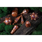 PolyHero Dice: Warrior 8 Dice Set Imperial Bronze