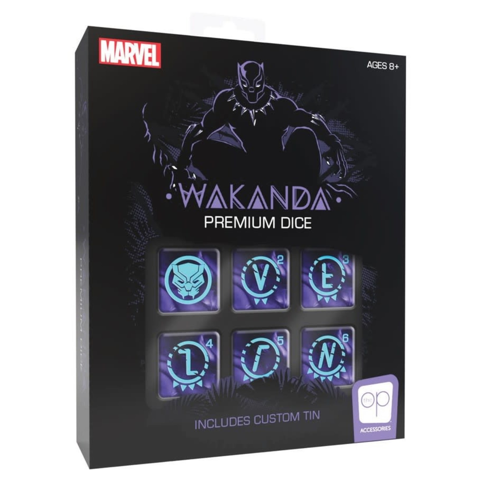 Premium Character Dice: Marvel Black Panther d6 Dice Set (6)
