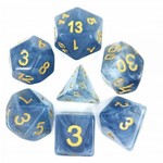 HD Jade Dice: Blue | 7 Die Resin Polyhedral Set