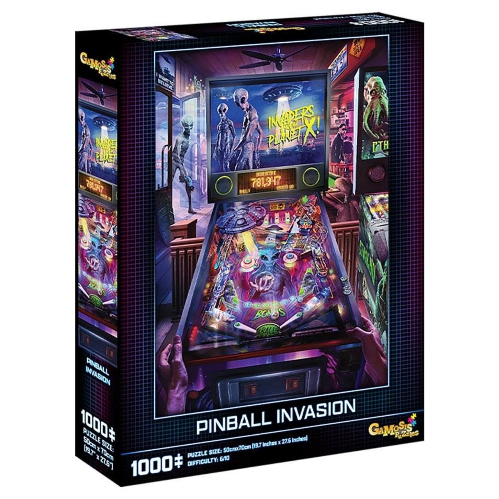 Pinball Invasion 1000 Piece Puzzle