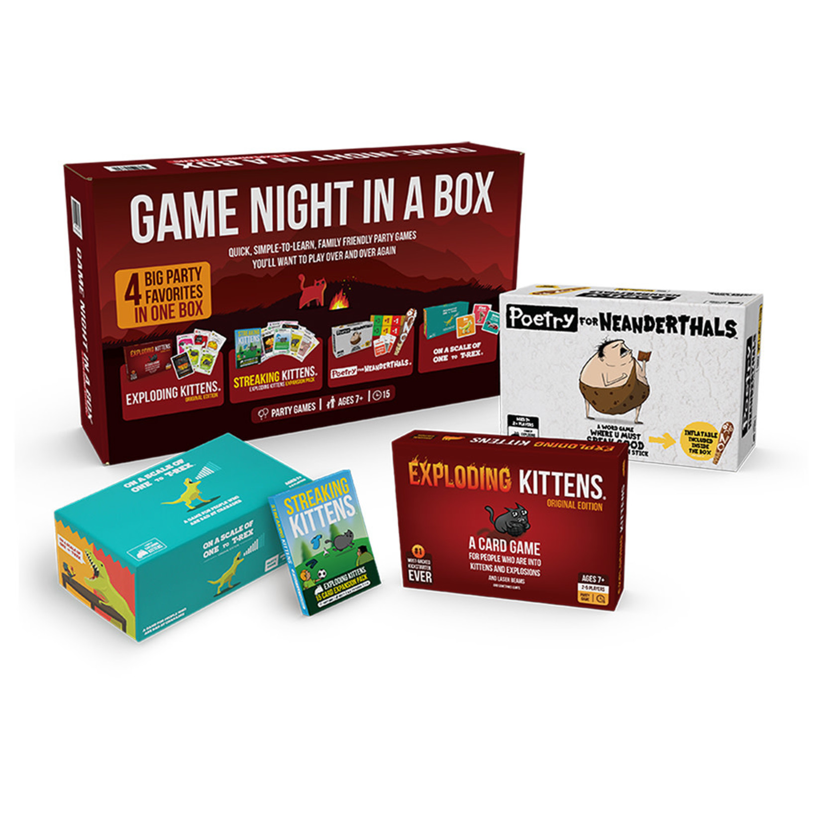 Exploding Kittens Game Night Bundle