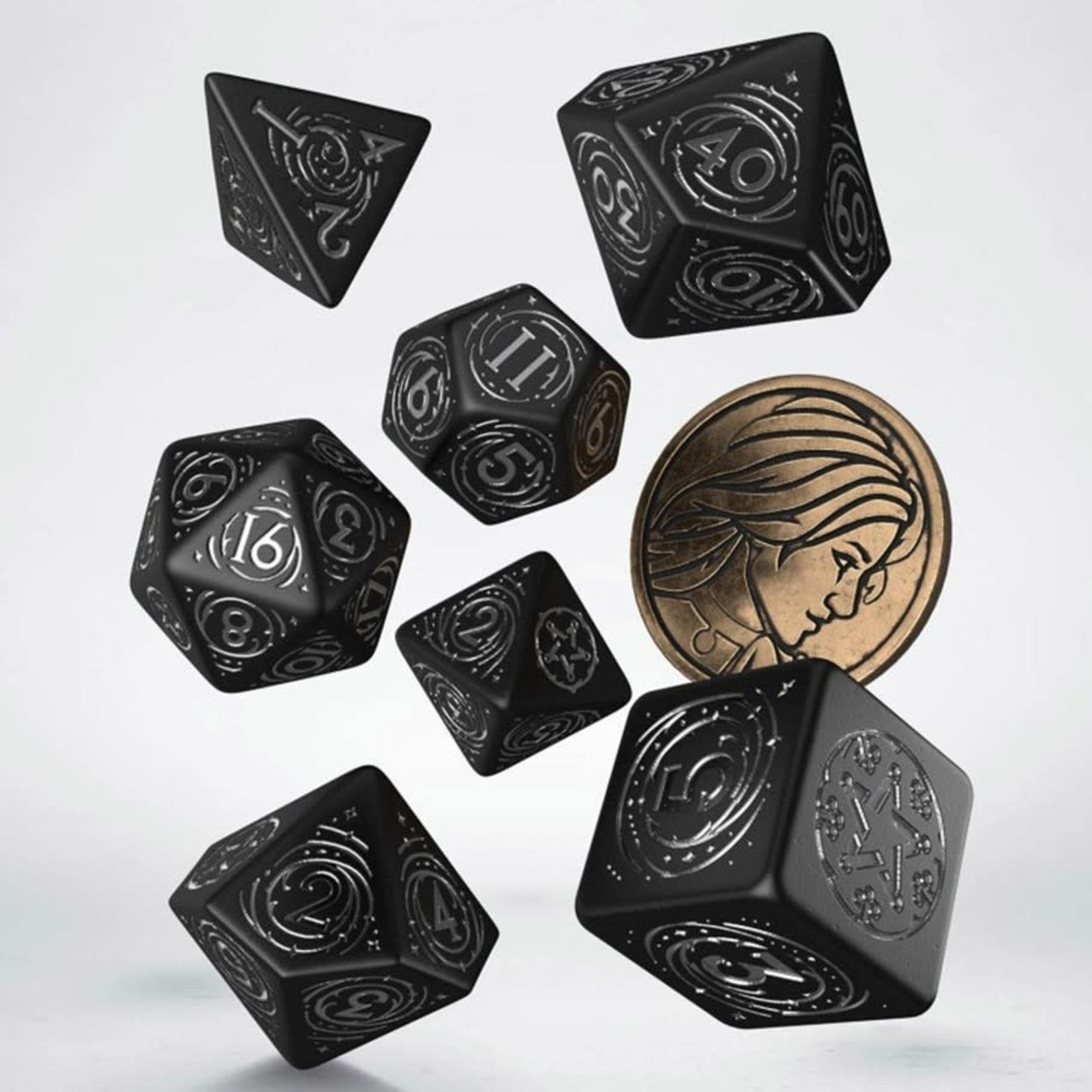 The Witcher: Yennefer - The Obsidian Star 7 Dice Set