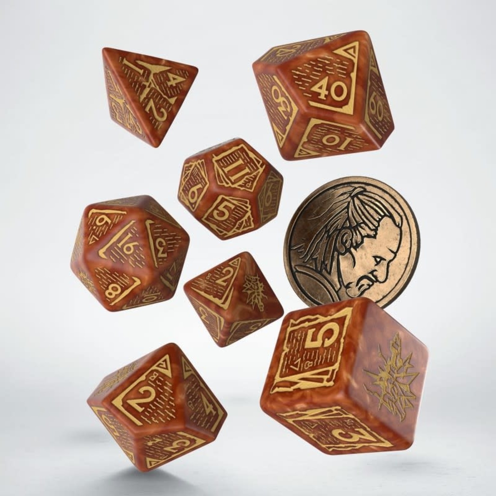 The Witcher: Vesemir - The Wise Witcher 7 Dice Set