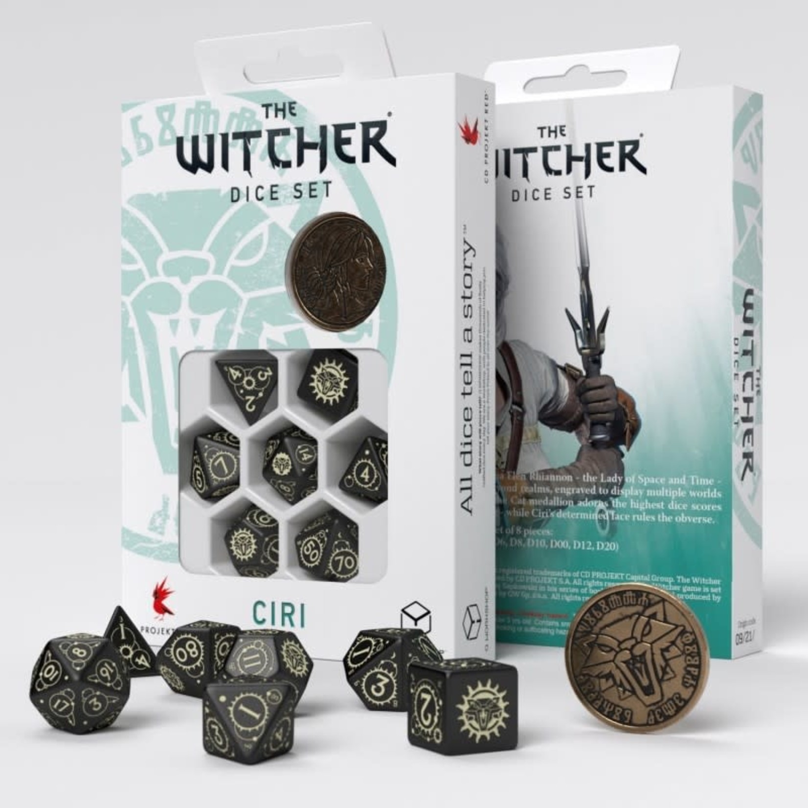 The Witcher: Ciri - The Zirael 7 Dice Set