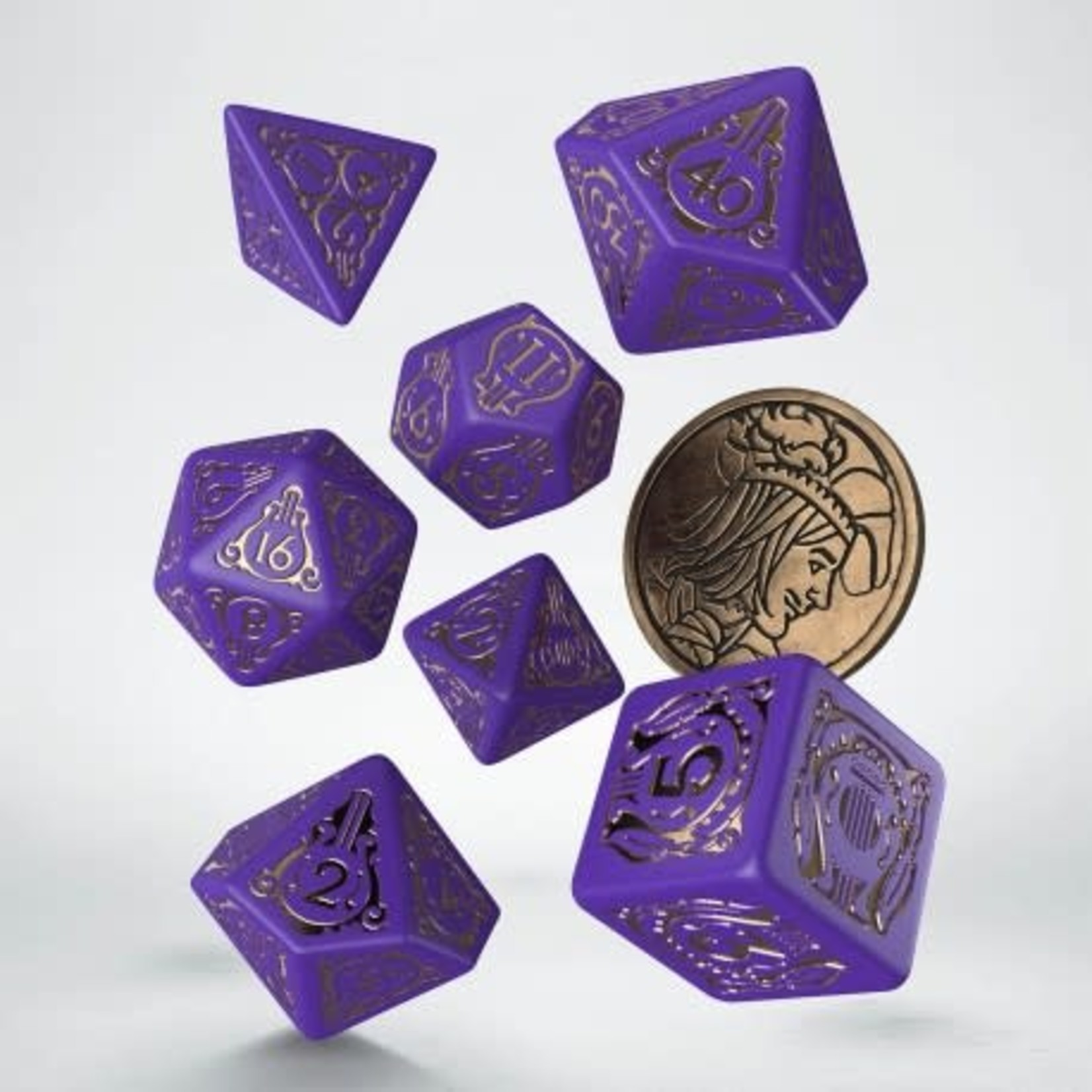 The Witcher: Dandelion - Viscount de Lettenhove 7 Dice Set