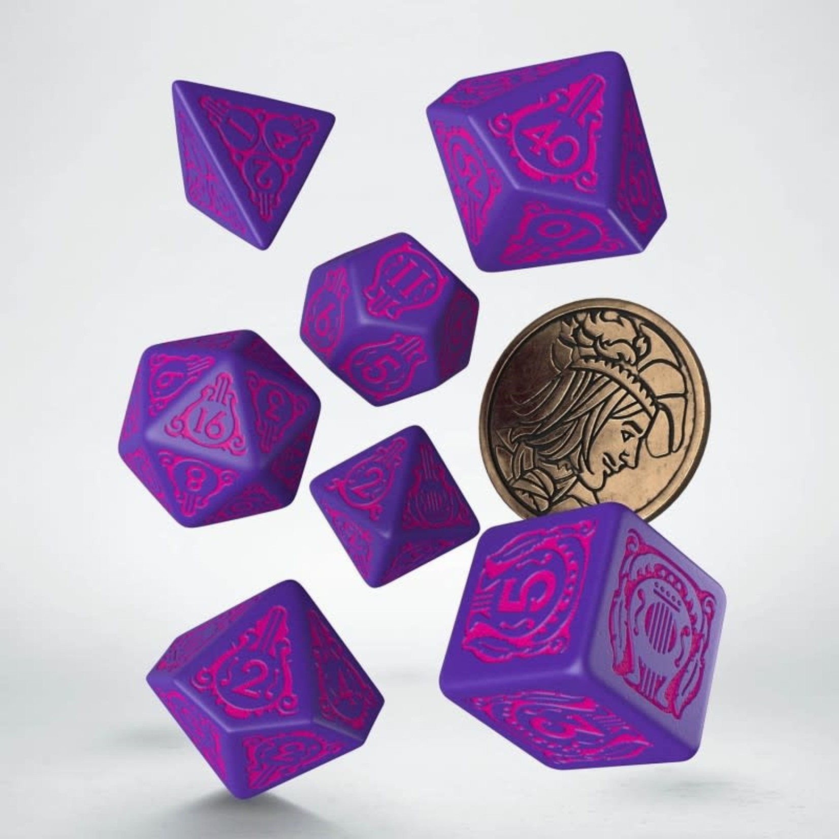 The Witcher: Dandelion - the Conqueror of Hearts 7 Dice Set
