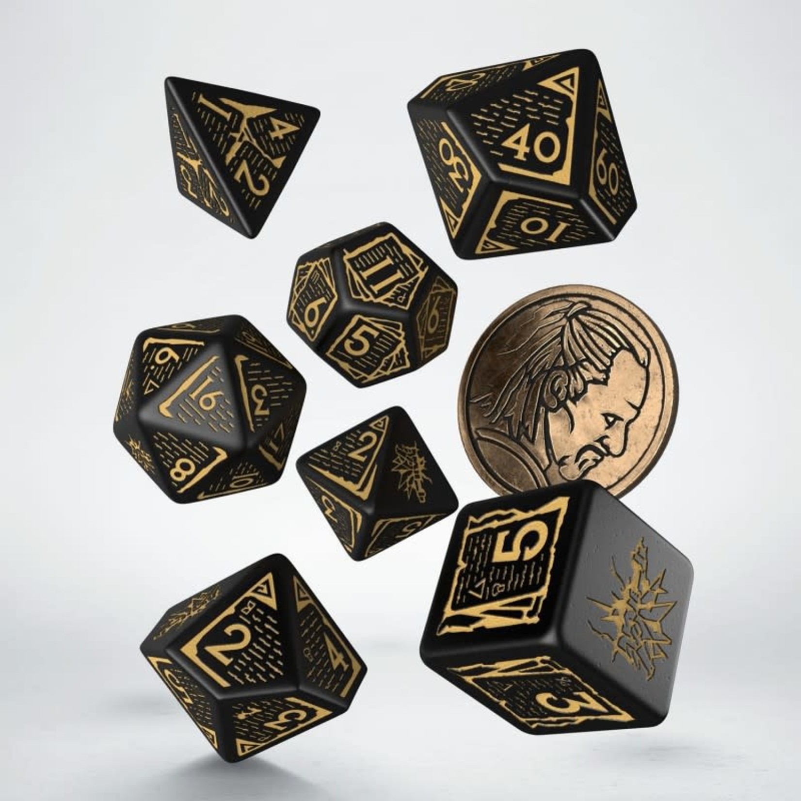 The Witcher: Vesemir - The Sword Master 7 Dice Set
