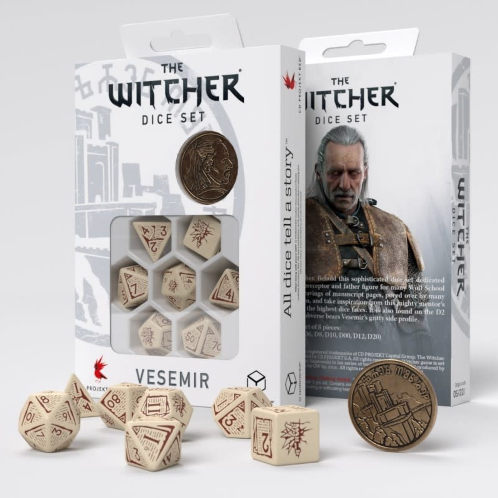 The Witcher: Vesemir - The Old Wolf 7 Dice Set