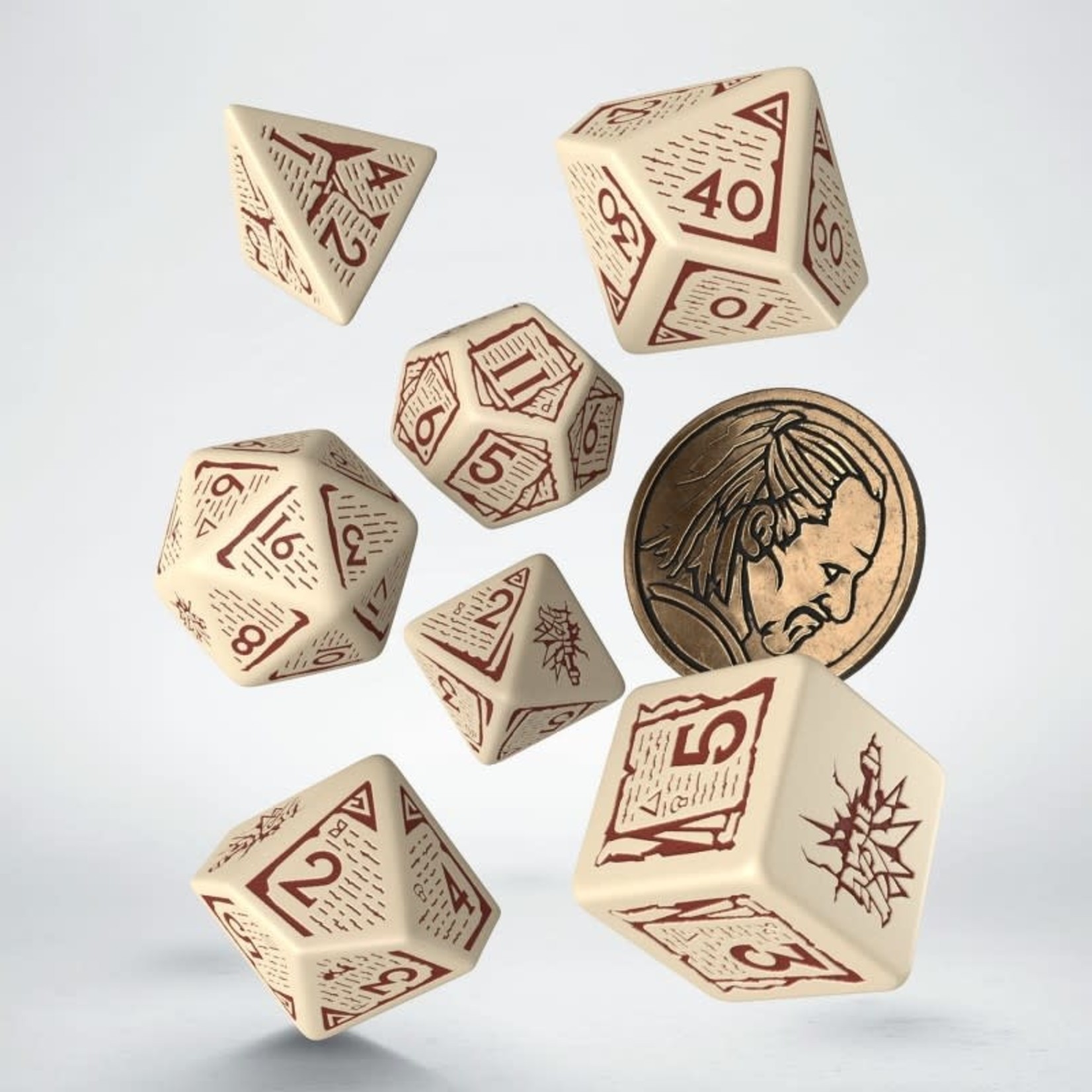 The Witcher: Vesemir - The Old Wolf 7 Dice Set