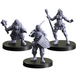 The Witcher RPG Miniatures: Craftsman, Man-at-Arms, Mage