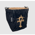 Dice Bag: Reversible Microfiber Self Standing - Cleric Limited Edition Black & Tan