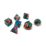 Sharp Edge Dice Set: Shallow Reef | 7 Die Polyhedral Set