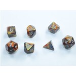Chessex Lustrous Gold / Silver | 7 Die Polyhedral Set | 20493