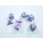 Chessex Festive Pop Art / Blue | 7 Die Polyhedral Set| 20544