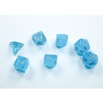 Chessex Luminary Sky / Silver | 7 Die Polyhedral Set | 20566