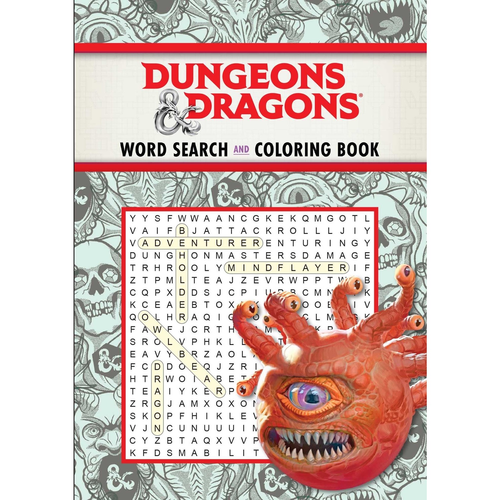 D&D: Word Search and Coloring Book