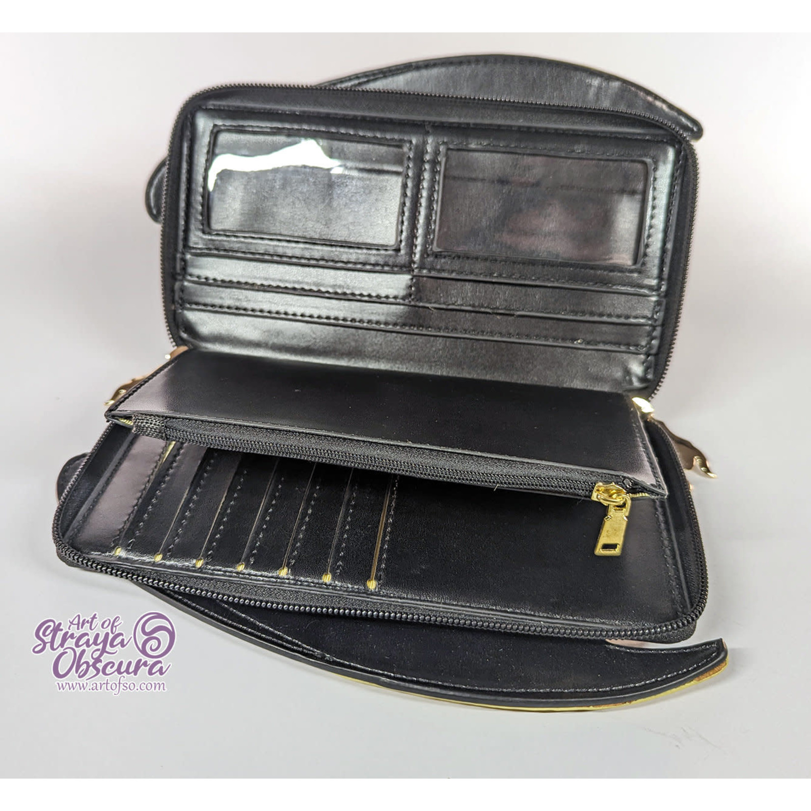 Wing Wallet - Black & Gold