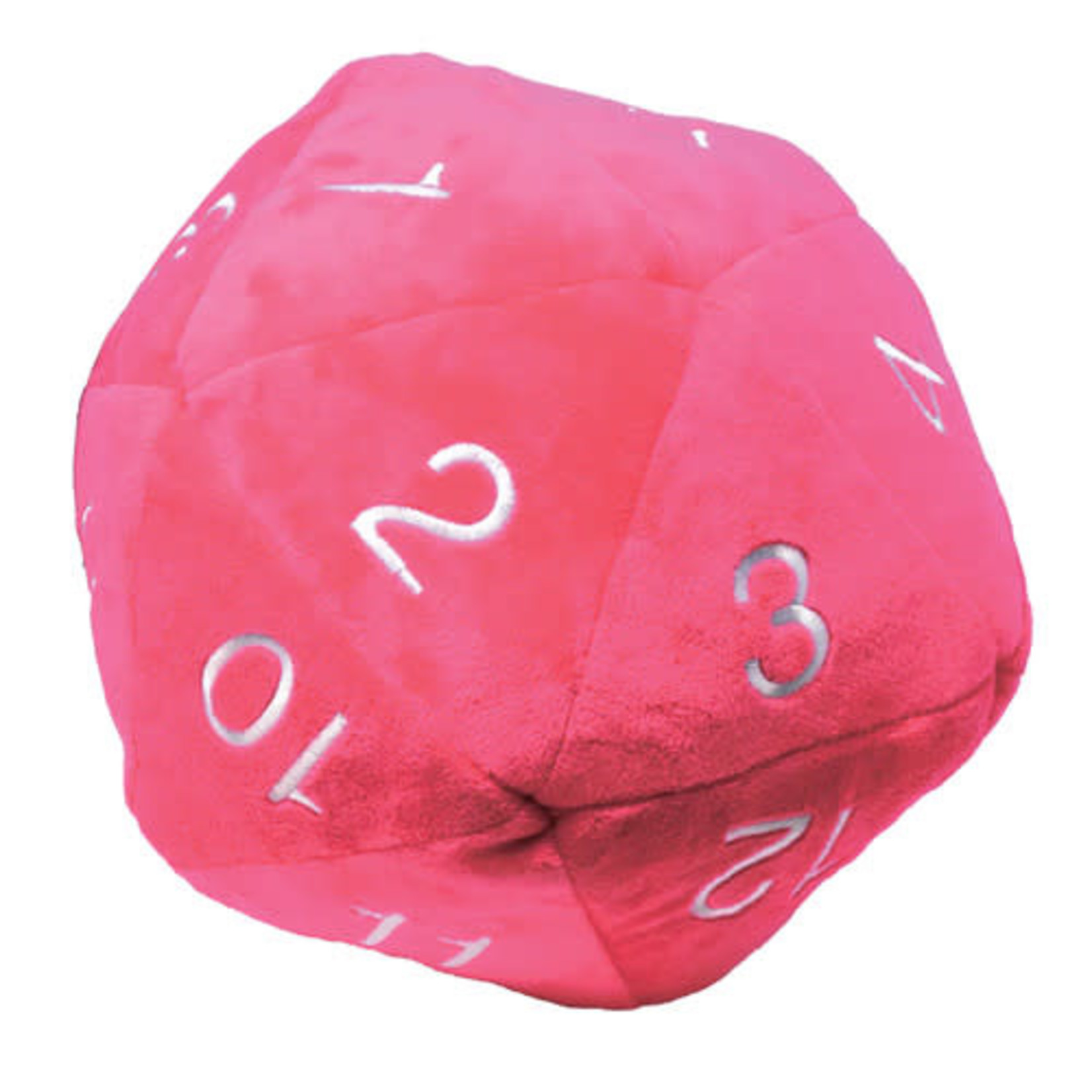 Jumbo d20 Plush: Hot Pink