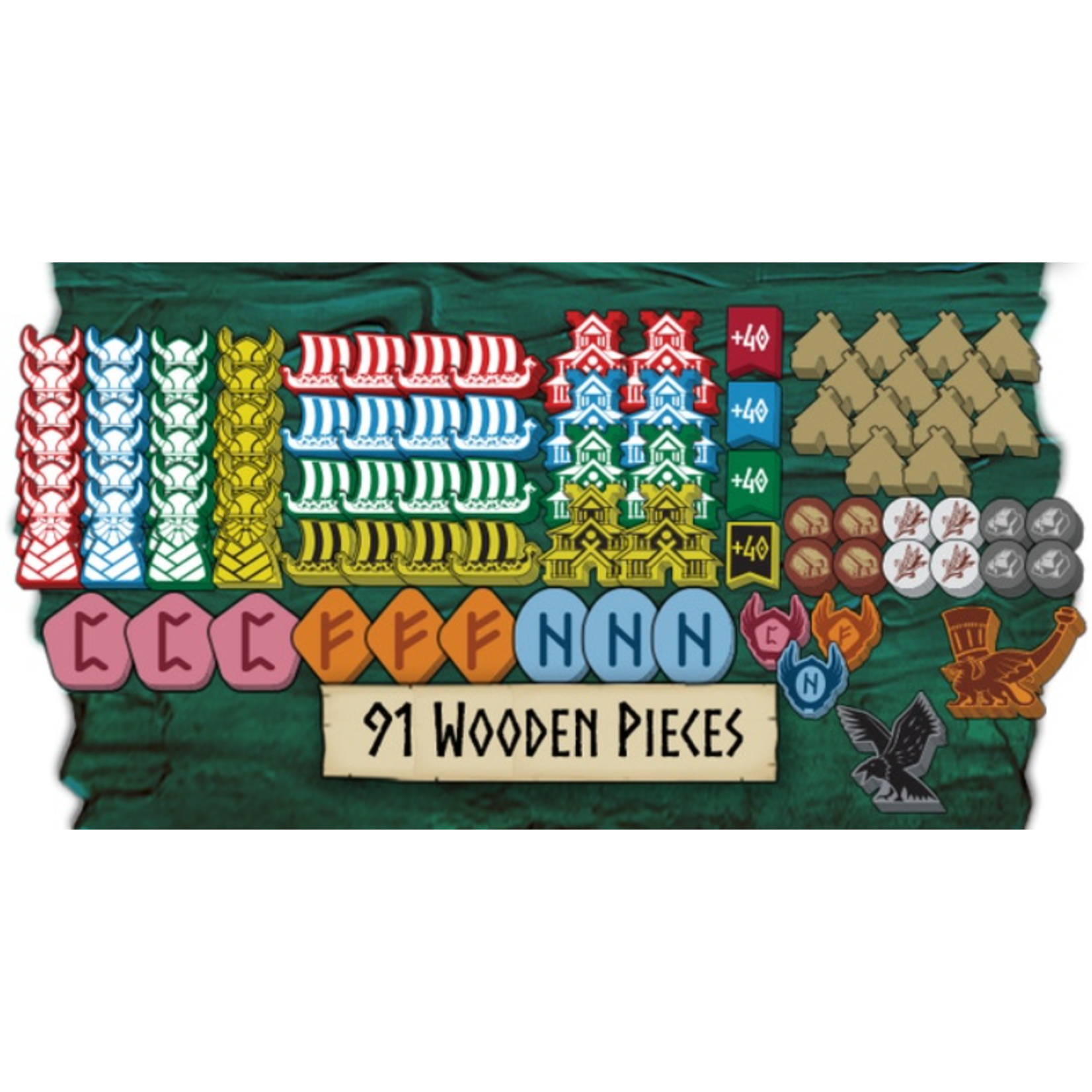 Tiny Epic Vikings Deluxe Bundle (All Sales Final)