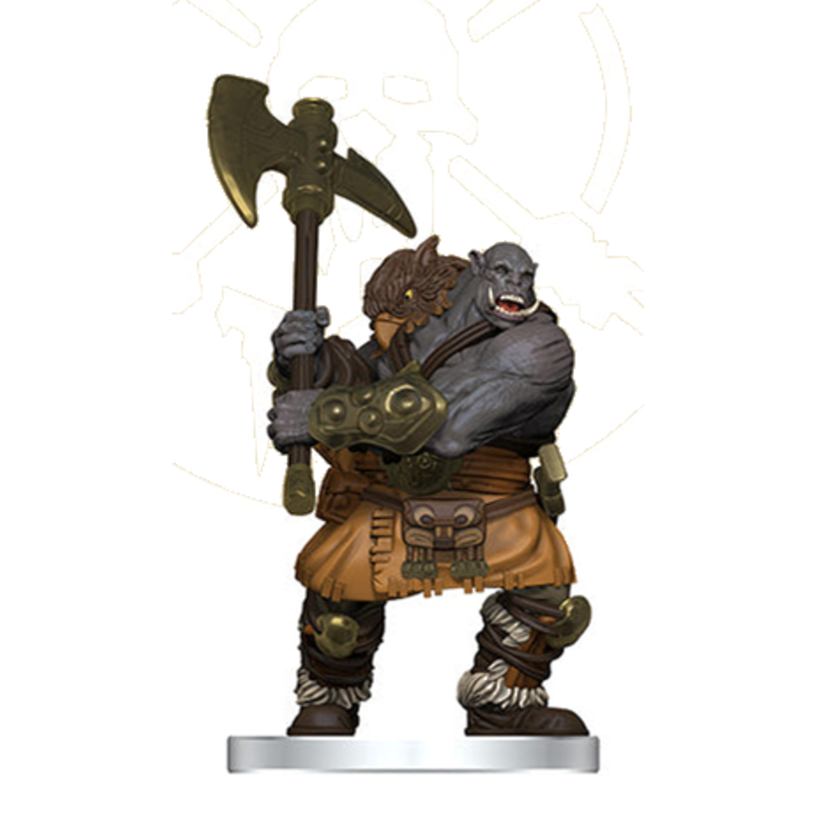 Painted Mini Single: Orc Barbarian Pa'Maljax - D&D Onslaught