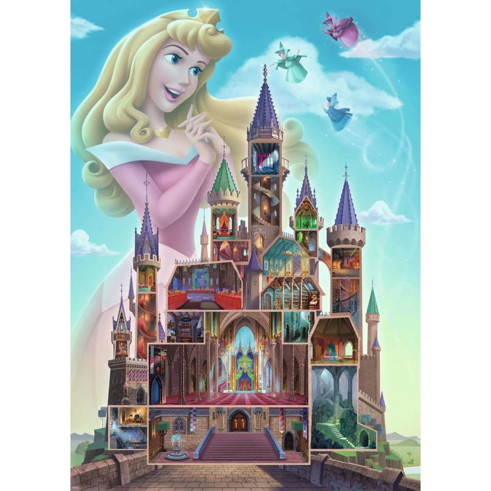 Disney Castle: Aurora 1000 Piece Puzzle