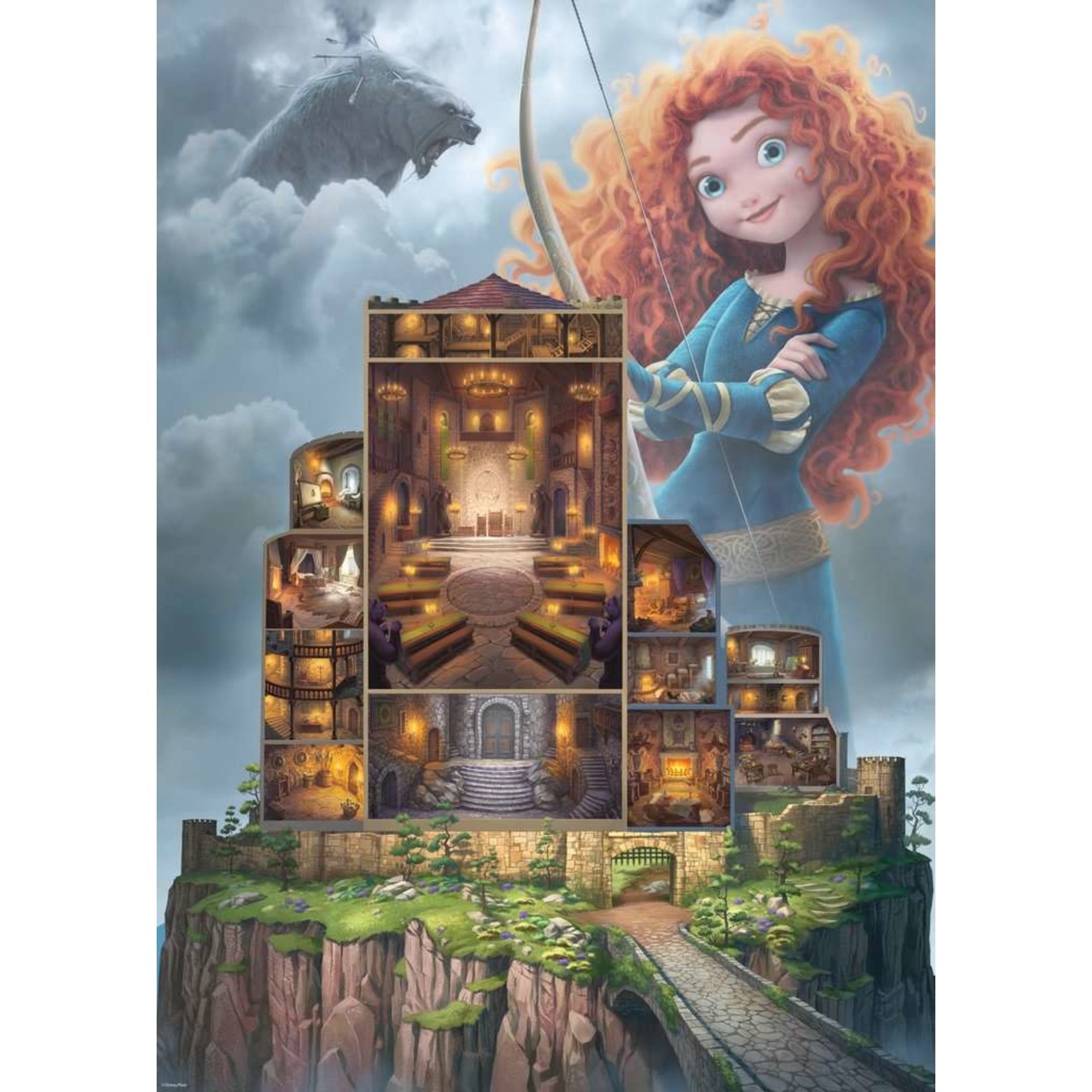 Disney Castle: Merida 1000 Piece Puzzle