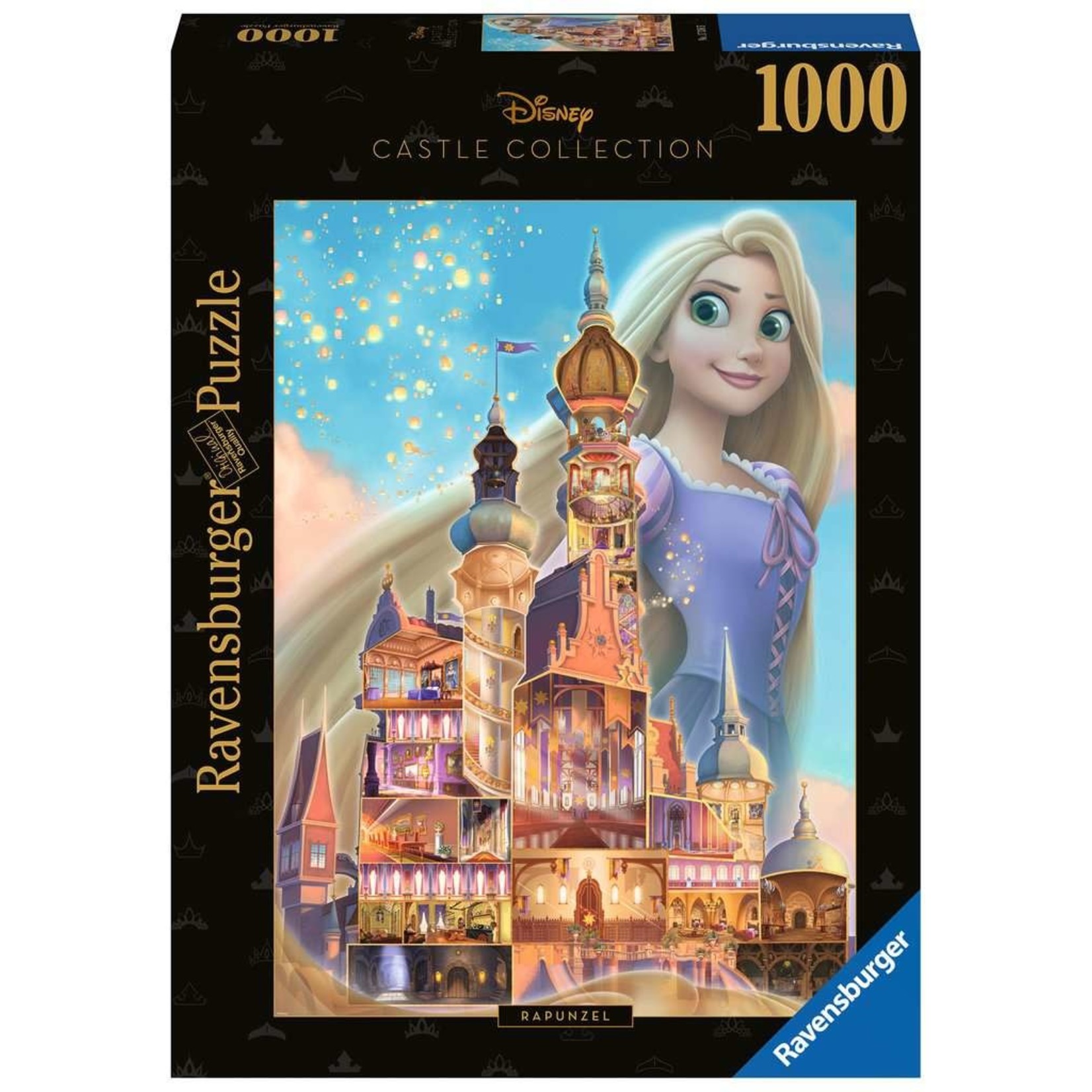 Disney Castle: Rapunzel 1000 Piece Puzzle